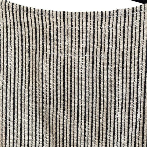 The GREAT. Spree Frontier Stripe Prairie Cottagecore Flutter Wrap Maxi Dress 1 - Picture 12 of 16